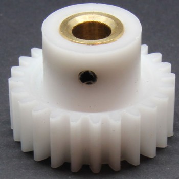 1.0 Mod Spur Gear,  24 T, 6mm Bore and Setscrew